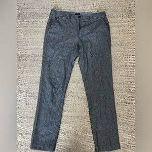 J. Crew Cotton Trousers Grey 30x30